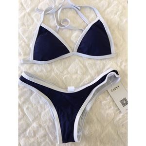 NWT ZAFUL | Navy Blue Bikini